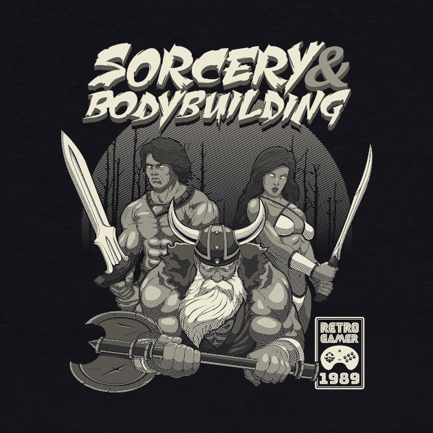 Sorcery & Bodybuilding by SquidStudio